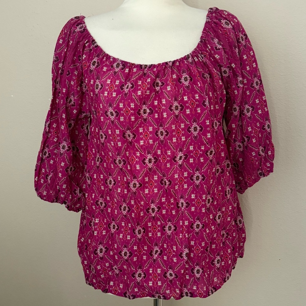 NWT Anthropologie Scoop Neck Blouse